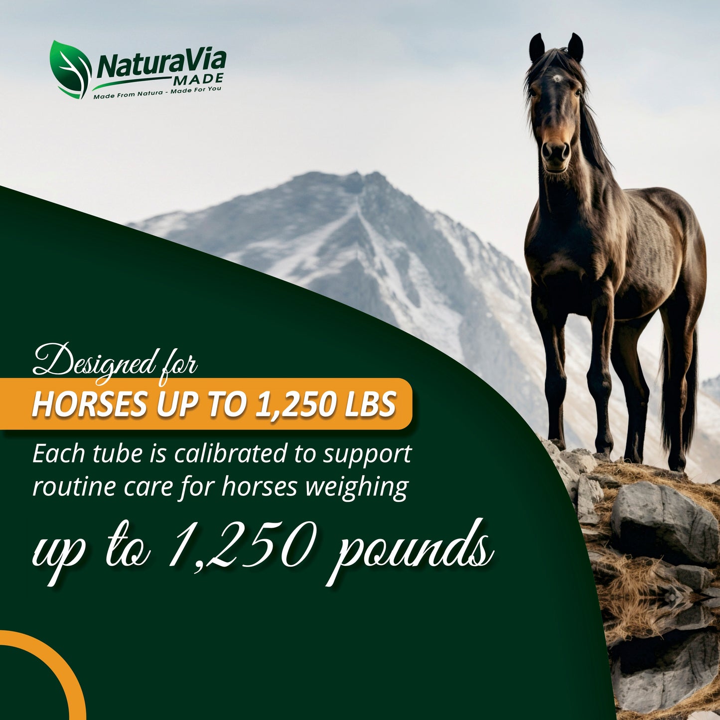 NaturaVia Made Ivermectin Horse Paste 1.87% (3-Pack)