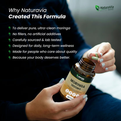 NaturaVia Made Moringa Leaf Extract