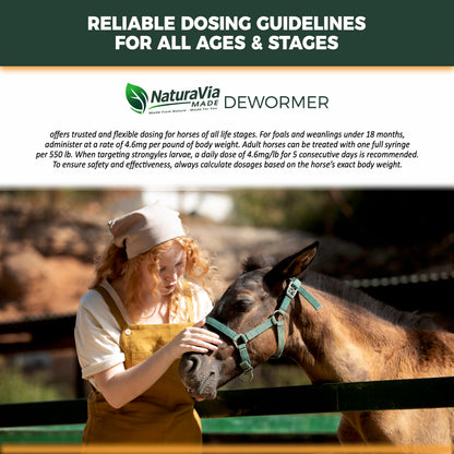 NaturaVia Fenbendazole Equine Dewormer (25gm)