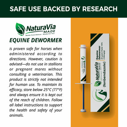 NaturaVia Fenbendazole Equine Dewormer (25gm)