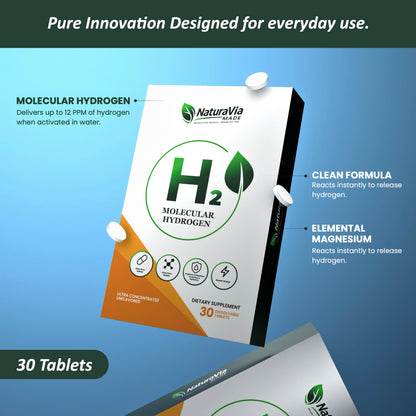 Molecular Hydrogen Tablets – 30 Count