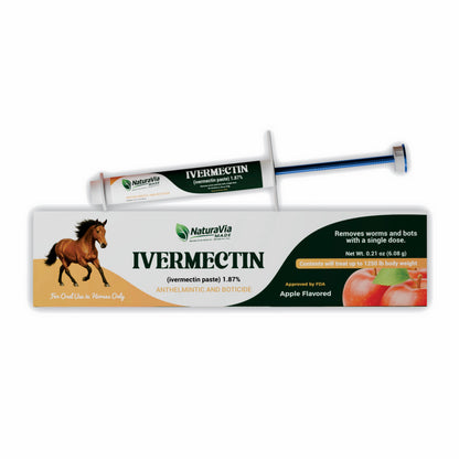 NaturaVia Made Ivermectin Horse Paste 1.87% (3-Pack)